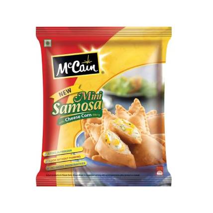 Mc Cain Frozen Veg Snacks Mini Samosa With Cheese Corn